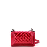 Boy Flap Bag Quilted Patent Small