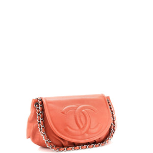 Timeless Half Moon Flap Bag Caviar Large