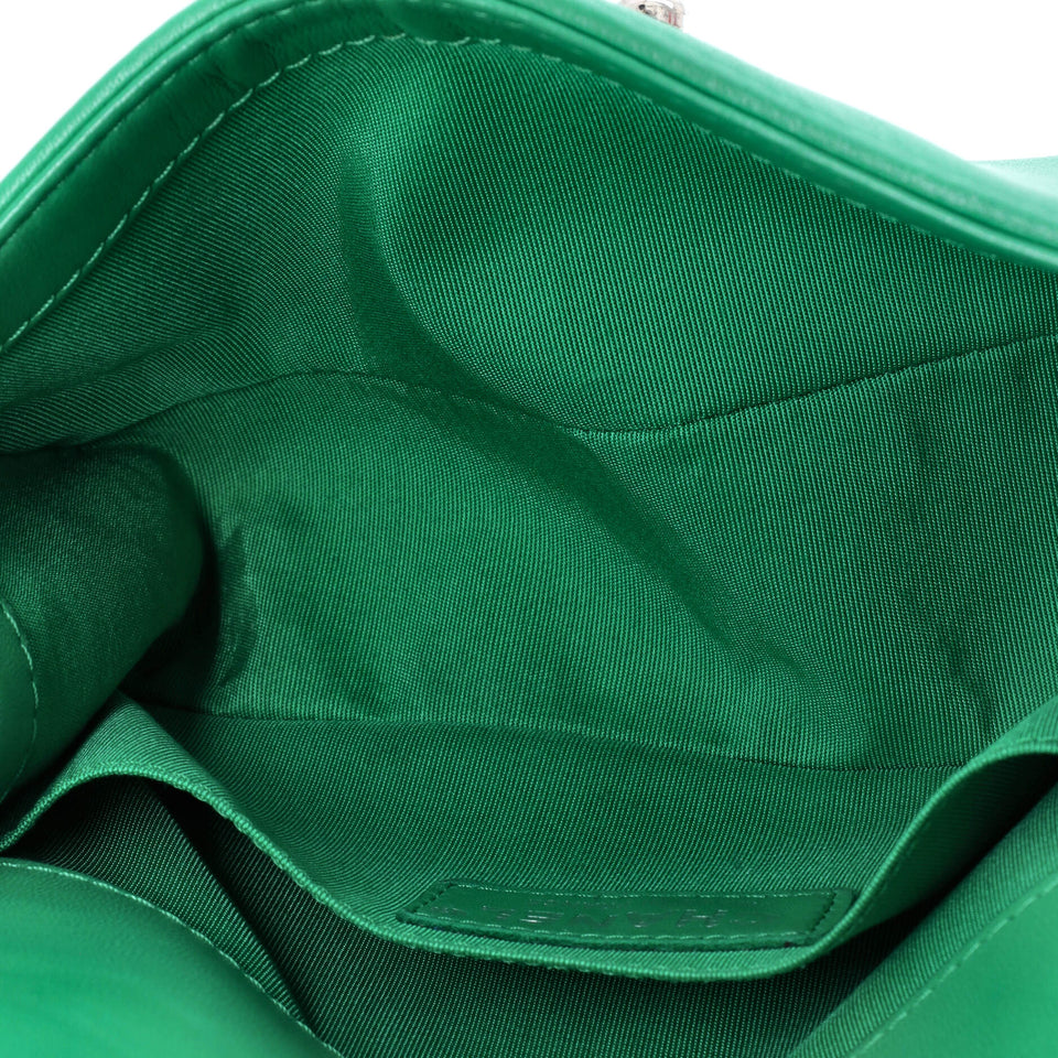Boy Flap Bag Quilted Lambskin with Rubber Small