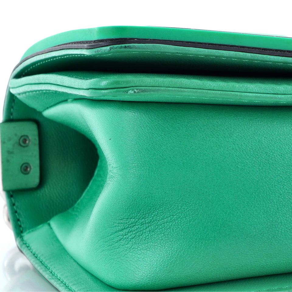 Boy Flap Bag Quilted Lambskin with Rubber Small