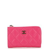 Key Pouch Quilted Caviar