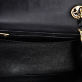 Square Classic Single Flap Bag Chevron Lambskin Mini