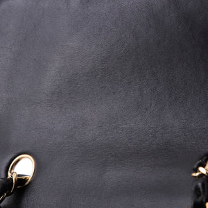 Square Classic Single Flap Bag Chevron Lambskin Mini