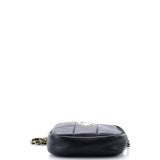 Diamond Chain Crossbody Bag Quilted Lambskin Small