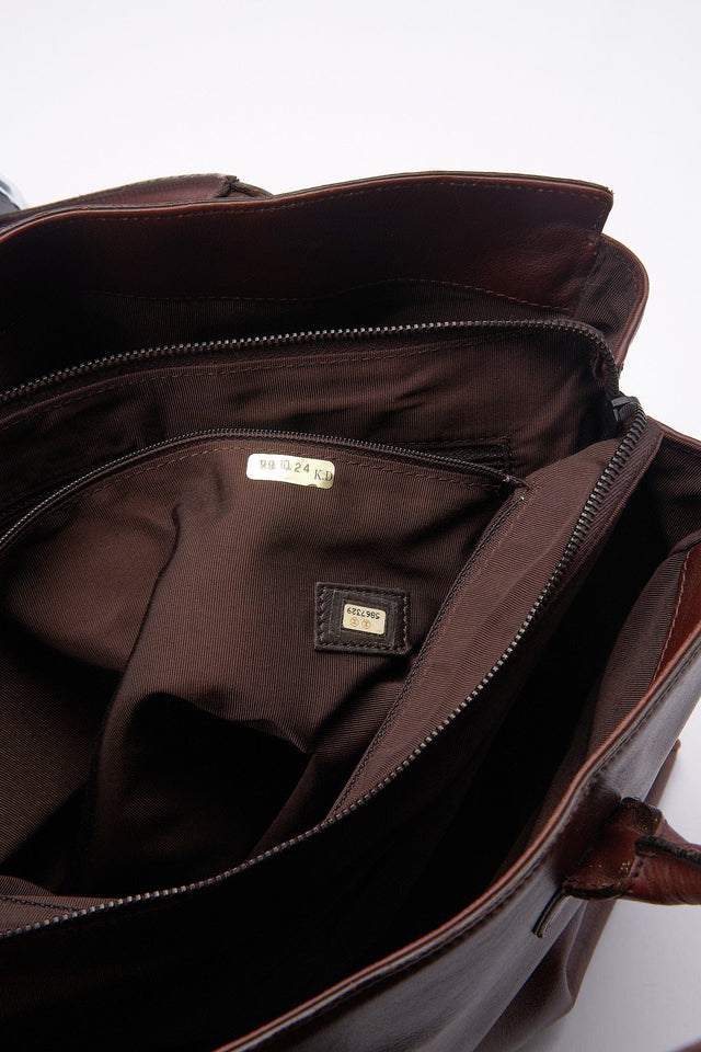 Vintage Chanel Brown Tote Bag