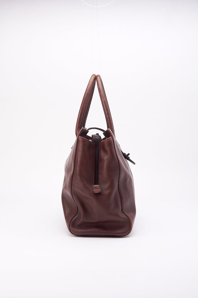 Vintage Chanel Brown Tote Bag