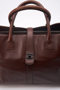 Vintage Chanel Brown Tote Bag