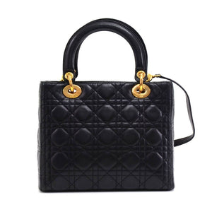 Lady Dior Cannage Quilt Leather Medium Bag