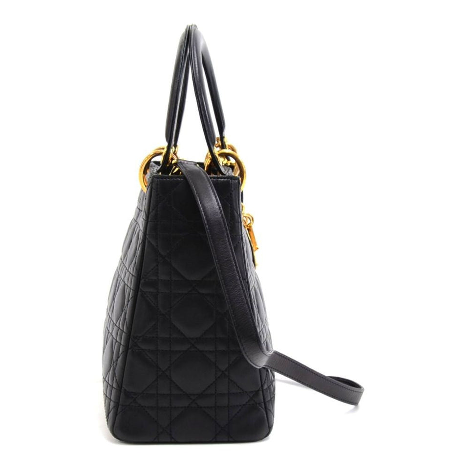 Lady Dior Cannage Quilt Leather Medium Bag