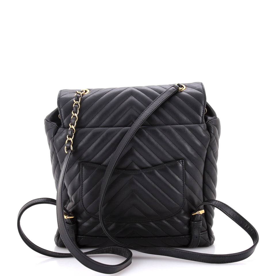 Urban Spirit Backpack Chevron Leather Large