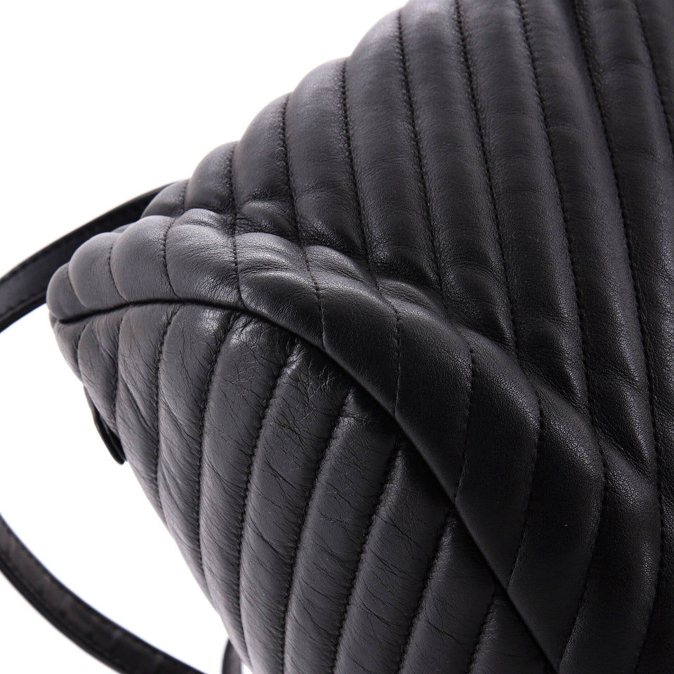 Urban Spirit Backpack Chevron Leather Large