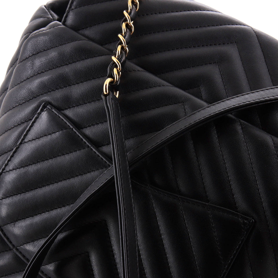 Urban Spirit Backpack Chevron Leather Large