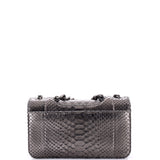 Perfect Edge Flap Bag Python Medium