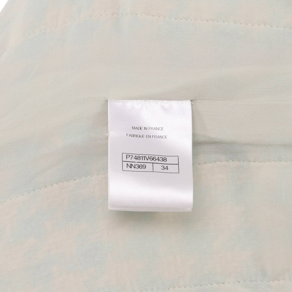 Women's CC Crystal Button Double Pocket Jacket Tweed
