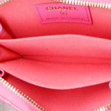 CC Zip Coin Purse Quilted Caviar Small