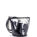 Camellia Coco Bucket Bag Printed PVC Small