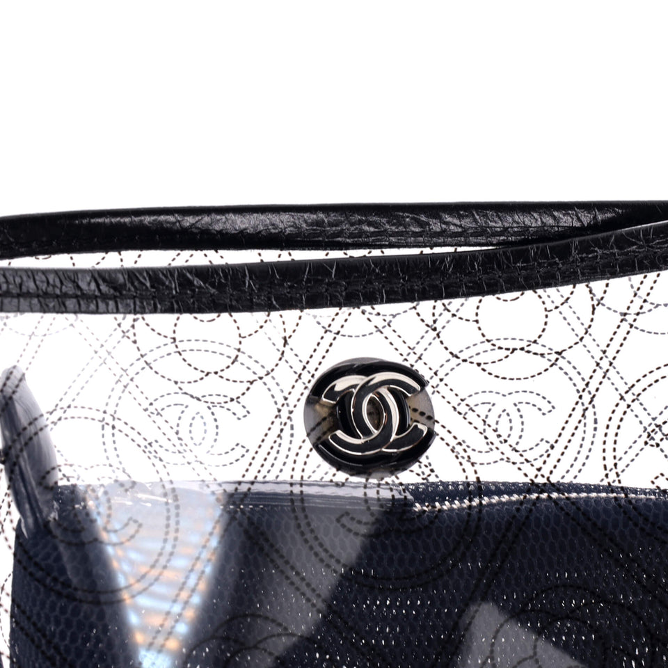 Camellia Coco Bucket Bag Printed PVC Small