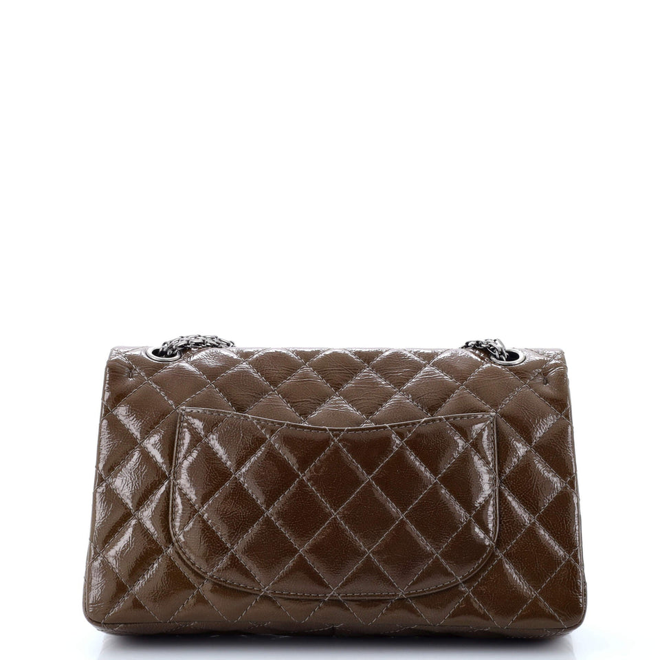 Reissue 2.55 Flap Bag Quilted Crinkled Patent 226