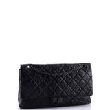 So Black Reissue 2.55 Flap Bag Quilted Aged Calfskin 226
