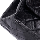 So Black Reissue 2.55 Flap Bag Quilted Aged Calfskin 226