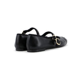 Women's CC Mary Jane Flats Embroidered Leather