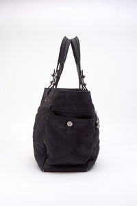 Chanel Paris Biarritz Black Nylon Tote Bag