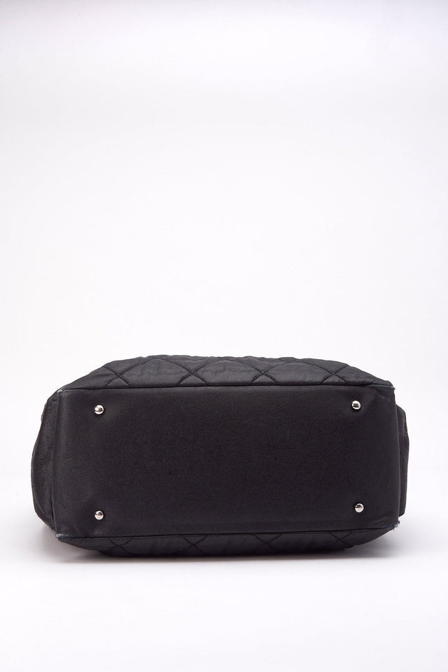 Chanel Paris Biarritz Black Nylon Tote Bag