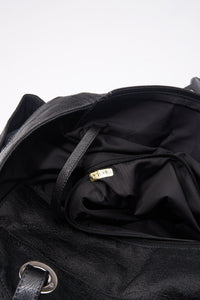 Chanel Paris Biarritz Black Nylon Tote Bag