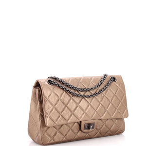 Reissue 2.55 Flap Bag Quilted Metallic Aged Calfskin 226