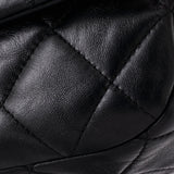 Lacquered Metal CC Flap Bag Quilted Lambskin Small