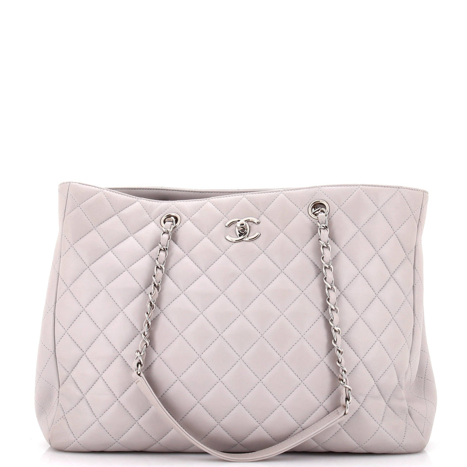 Classic CC Shopping Tote Quilted Calfskin Large