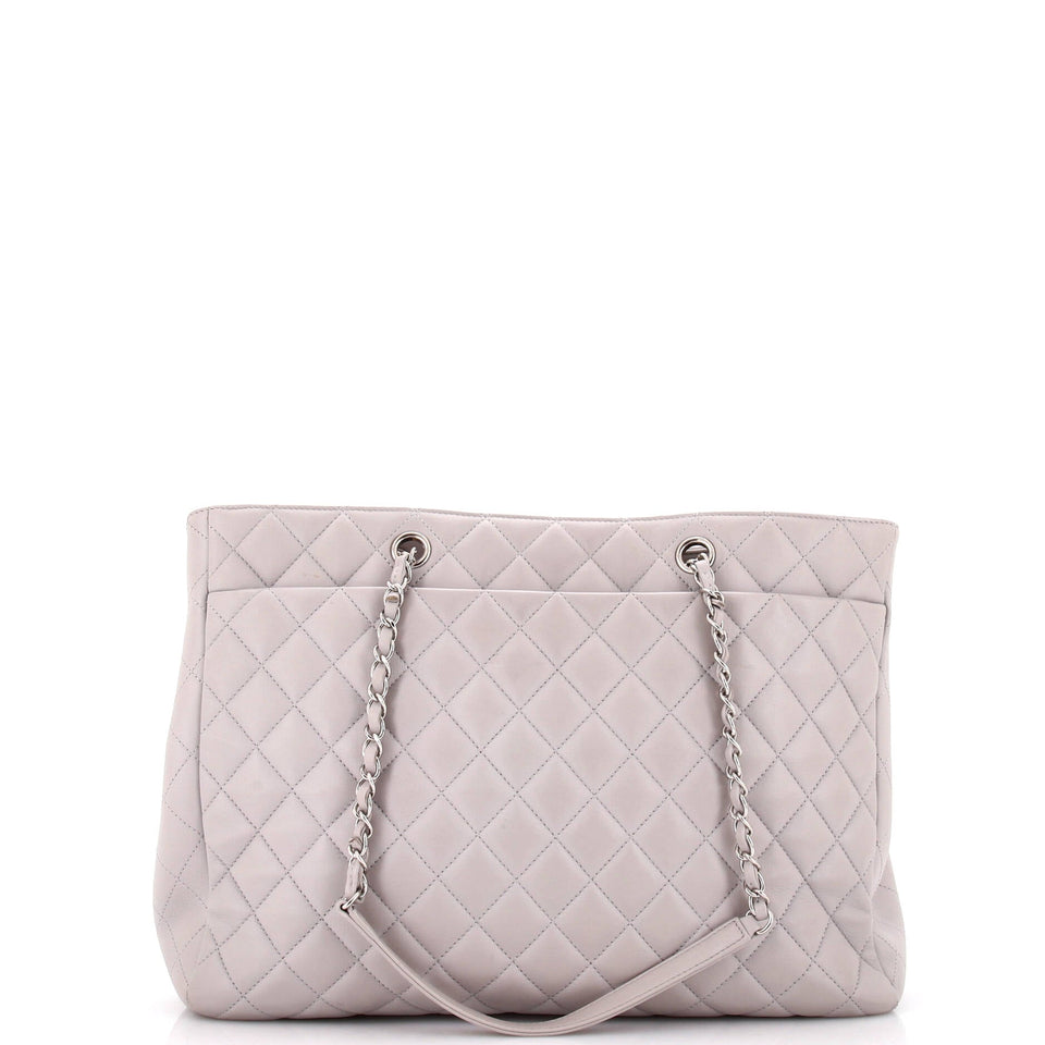 Classic CC Shopping Tote Quilted Calfskin Large