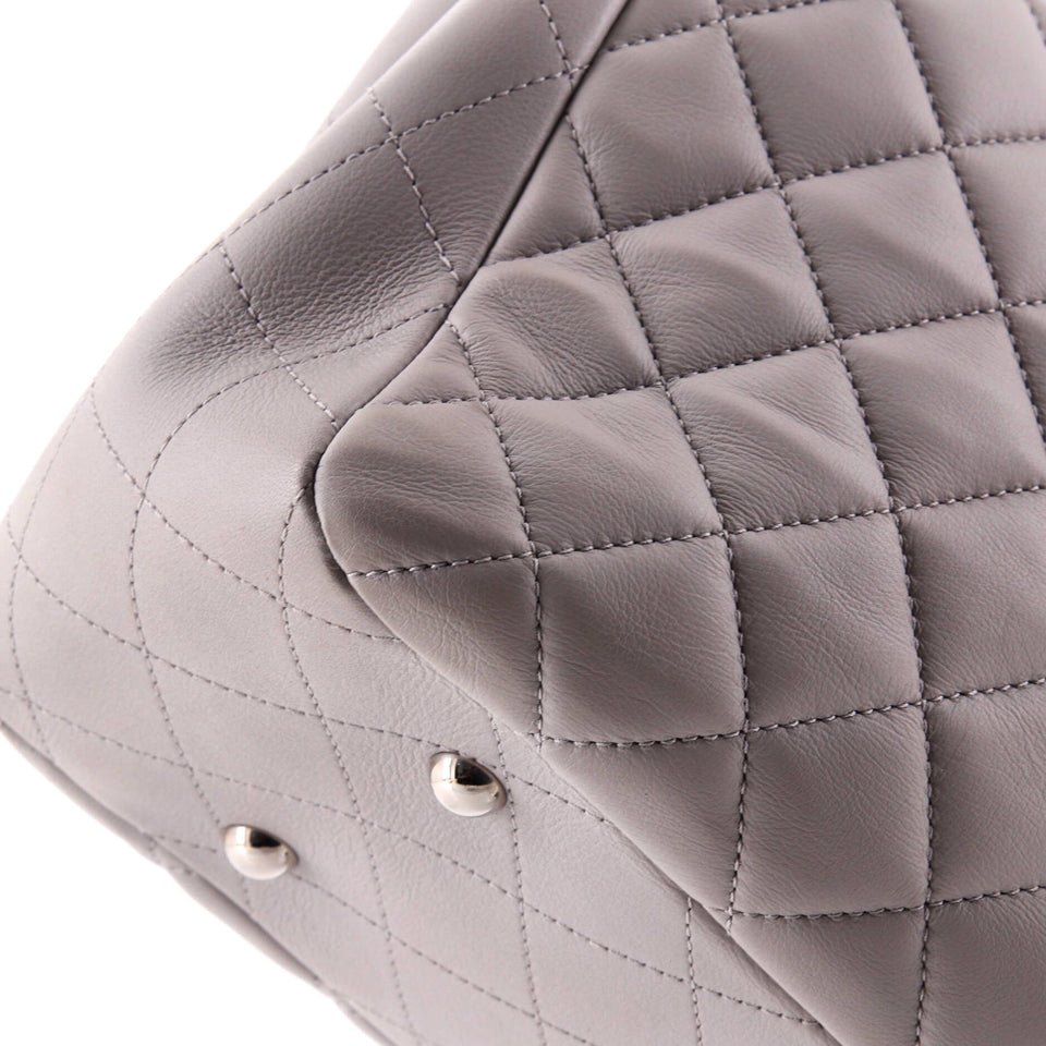 Classic CC Shopping Tote Quilted Calfskin Large