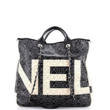 Logo Shopping Tote Printed Coated Canvas Large