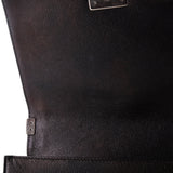 Boy Flap Bag Quilted Caviar New Medium