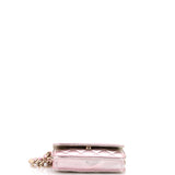 Coco Punk Chain Clutch Quilted Gradient Metallic Lambskin