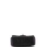 Coco Charms Classic Single Flap Bag Quilted Lambskin Mini