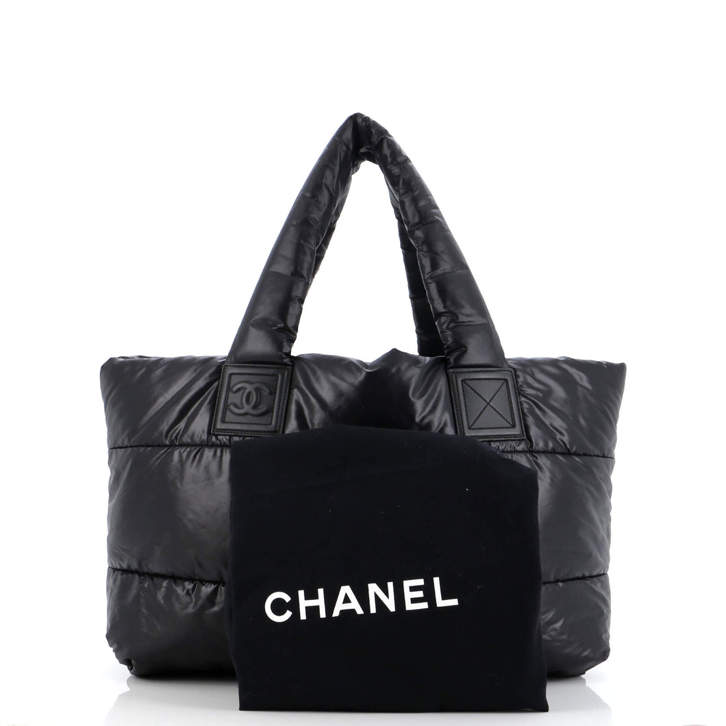 Coco Cocoon Reversible Tote Quilted Nylon Medium