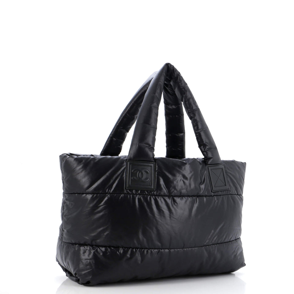 Coco Cocoon Reversible Tote Quilted Nylon Medium
