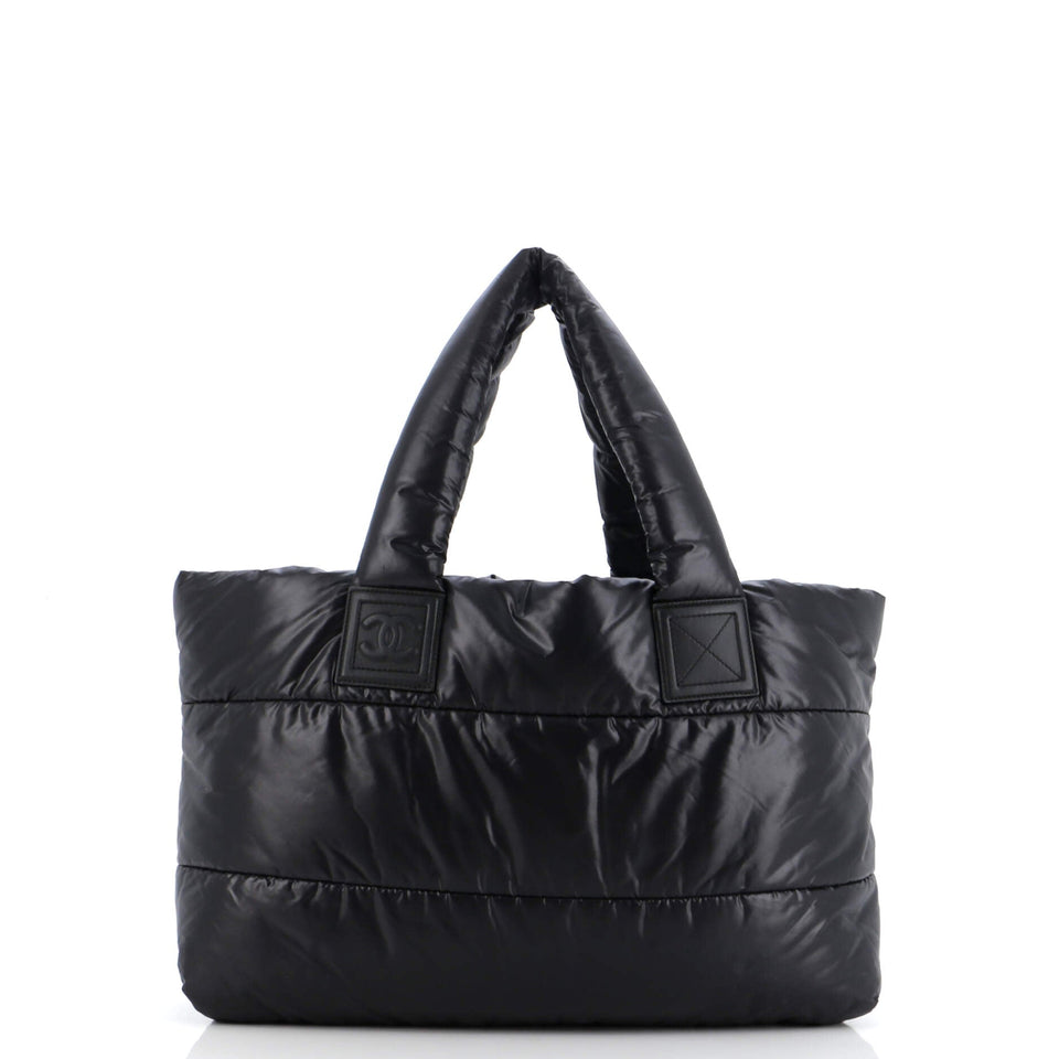 Coco Cocoon Reversible Tote Quilted Nylon Medium