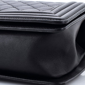 Boy Flap Bag Quilted Lambskin Old Medium