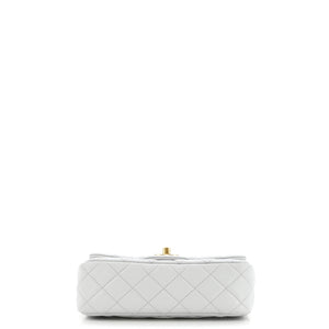 Pearl Crush Flap Bag Quilted Lambskin Mini