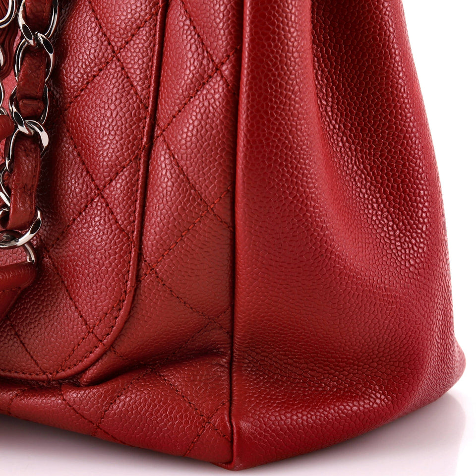 Grand Shopping Tote Quilted Caviar