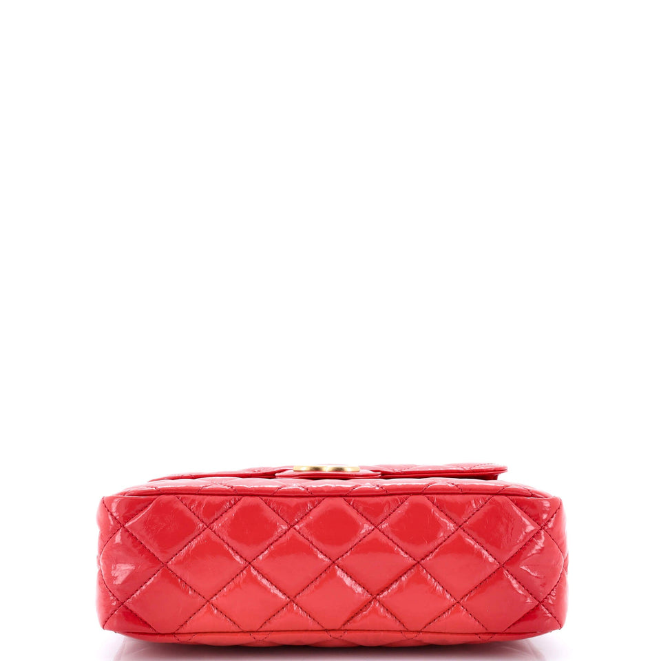 Wavy CC Hobo Quilted Crumpled Calfskin Medium