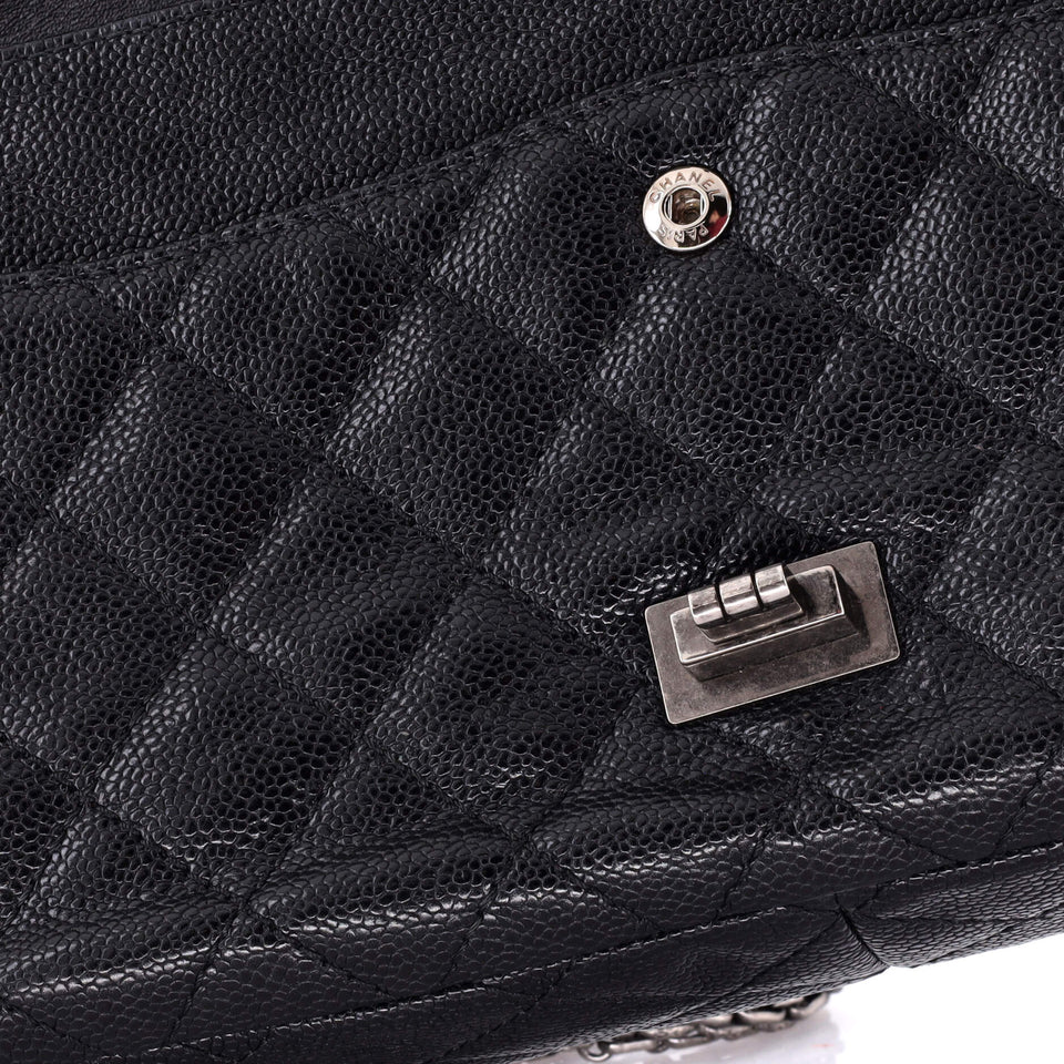 Reissue 2.55 Flap Bag Quilted Caviar 226