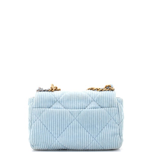 19 Flap Bag Quilted Corduroy Medium