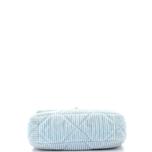 19 Flap Bag Quilted Corduroy Medium