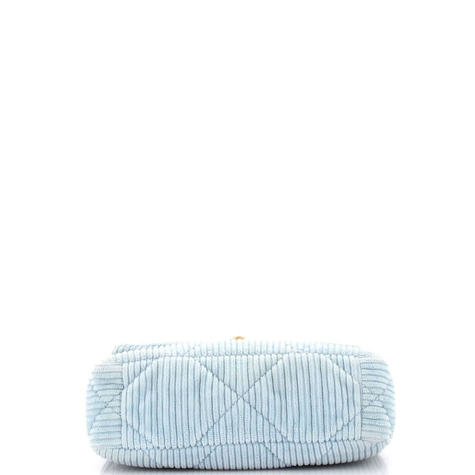 19 Flap Bag Quilted Corduroy Medium