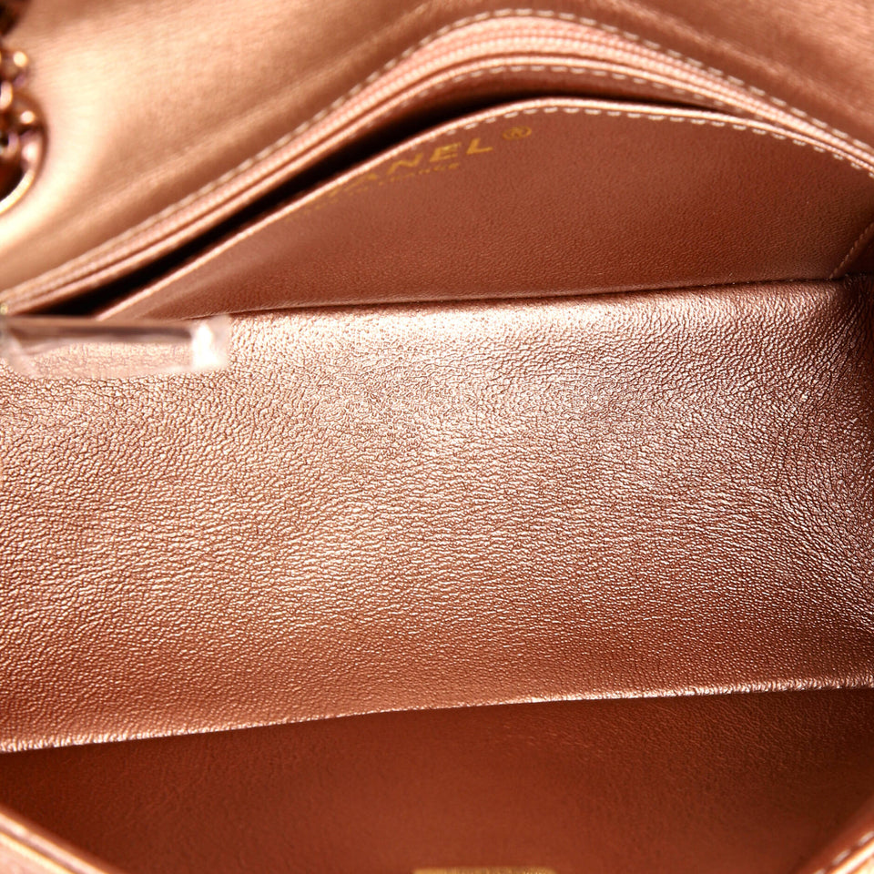 Reissue 2.55 Flap Bag Quilted Metallic Calfskin Mini
