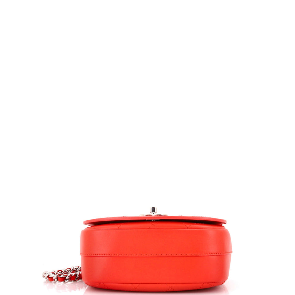 Ring My Bag Top Handle Bag Stitched Calfskin Small